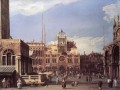 Piazza San Marco La Torre del Reloj Canaletto Venecia